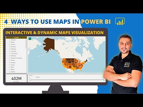 Maps In Power BI: Visualize Your Data With 4 Key Visuals | NextGen BI Guru