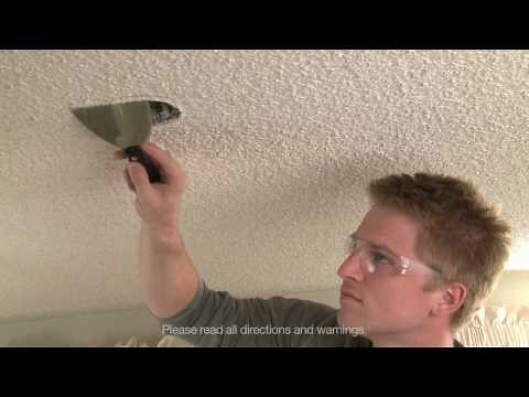 Homax Popcorn Ceiling Texture - Easy 2 Demo - Short