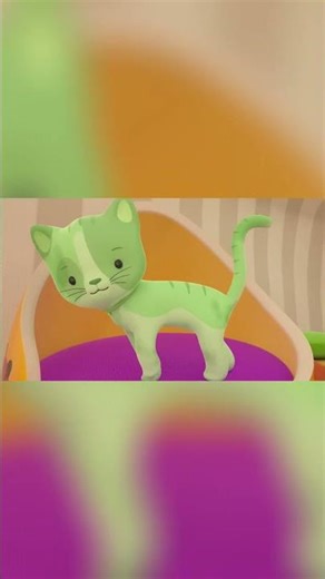 🎵🎵🎵Hop Hop sings a new song about 5 little kittens on the bed with Peck Peck #kidssong #animation