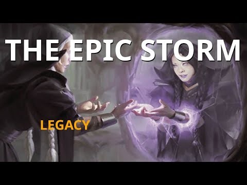 THE EPIC STORM! 5c Legacy Storm combo w/ Silence and a triome too?? MTGO League