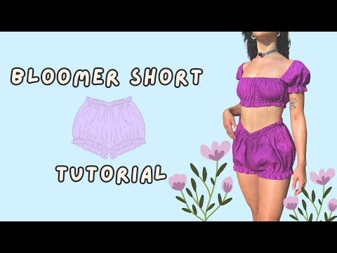 Bloomer Short Tutorial | Easy DIY | Pattern Available