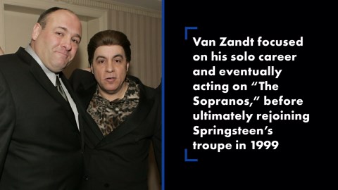 Steven Van Zandt opens up about his falling-out with Bruce Springsteen