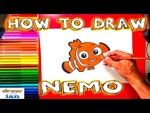 How to Draw Nemo From Disney's Finding Nemo and Finding Dory