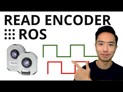 Read Encoders from Arduino & ROS on Jetson Nano (CUI AMT102-V Capacitive Encoder)