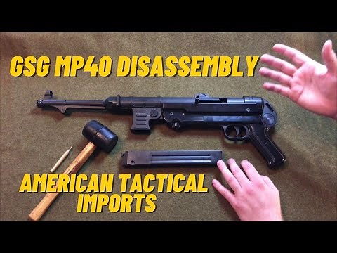 GSG MP40 9mm Disassembly