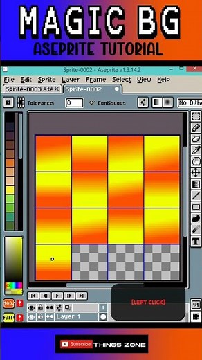 Create a Magical Pixel Art Background in Aseprite (40-Second Tutorial)