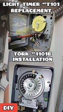 DIY Replacing the T101 Light Timer with Tork 1101B #Howto #diy #handyman #repairs #doityourself