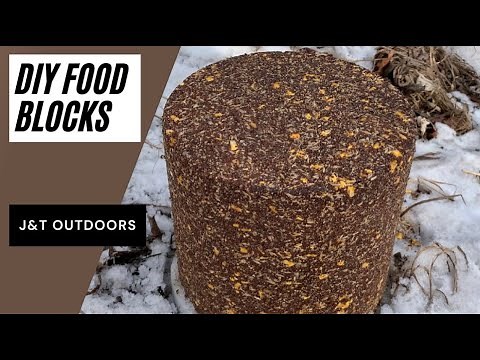 Home Made Deer Food Blocks | J&T Outdoors