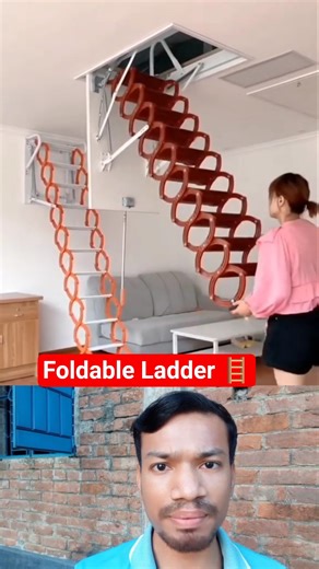 Smart Foldable Ladder for Small Spaces 🔥