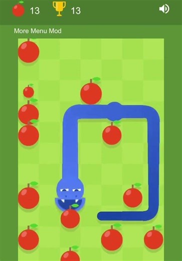 Google snake gameplay! #game #google #snake #snakegame