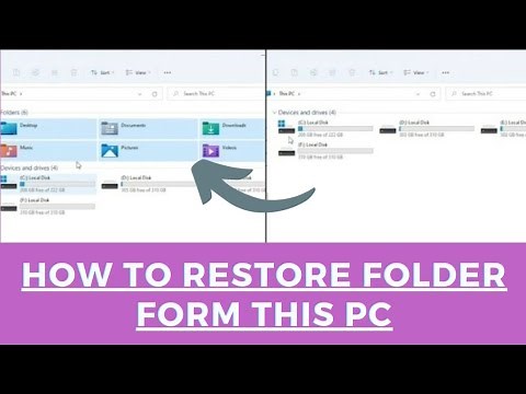 How to Restore Folder From This Pc in Windows 11