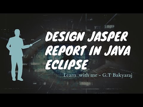 Design Jasper Report in Java Eclipse