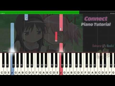 Puella Magi Madoka Magica "Connect" - Easy Piano Tutorial