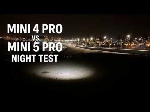DJI Mini 4 Pro vs DJI Mini 5 Pro – Real Night Test in Complete Darkness #shaunthedrone