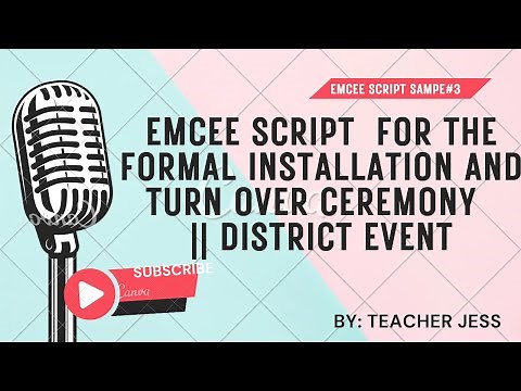 EMCEE SCRIPT Sample #3 ||by Teacher Jess