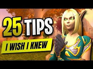 25 Tips for New & Returning Players to Classic TBC - Beginner's Guide Classic WoW