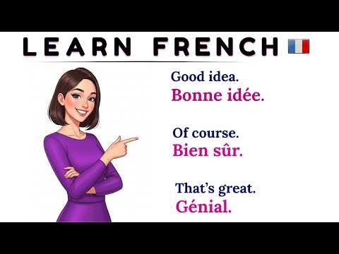 40+ Common French Phrases for Everyday life Conversations | Learn French | Easy French | Français
