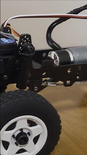 WPL C74 ブラシレスモーターとリダクションギアの組合せ