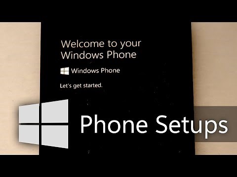 Windows Phone Setup UIs (8.0 - 10 Mobile)