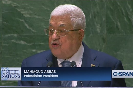 Palestinian President Mahmoud Abbas Speaks at UN General Assembly