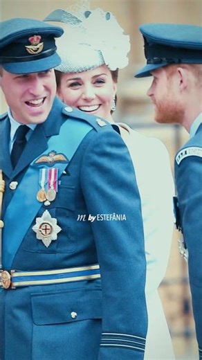 William, Catherine and other Royals singing the UK Anthem at Westminster Abbey during RAF Centenary