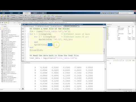MATLAB Tutorial Lesson #07: File I O Basics