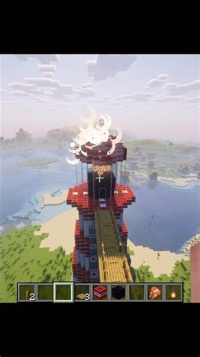what if u build light house out of tnt #minecraft