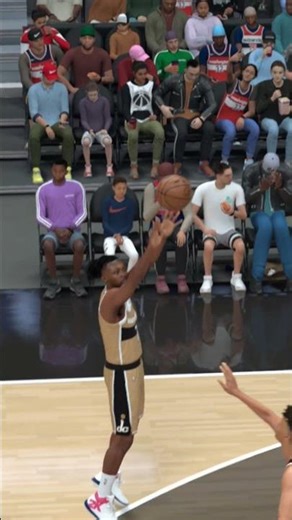 Bub Carrington Behind The Back Step Back Shot NBA 2k26 #shorts
