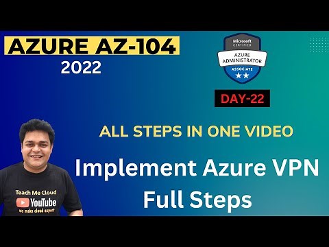Implement Azure Point to Site VPN Step by step guide | Azure Administrator AZ_104
