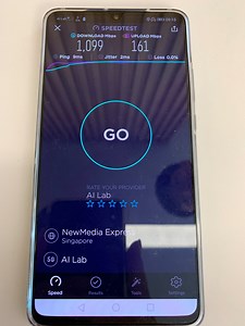 14K views · 138 reactions | Running a speed test to see how fast the 5G network is in Huawei's AI lab | HardwareZone.com | Facebook