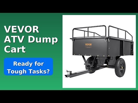 REVIEW (2025): VEVOR ATV Dump Cart. Features.