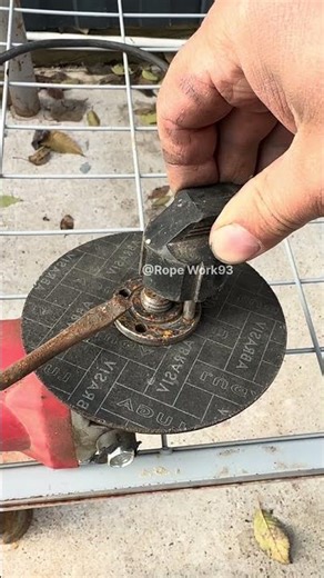 Open Grinder Nut with a Screwdriver Plug Tool — Smart Emergency Hack