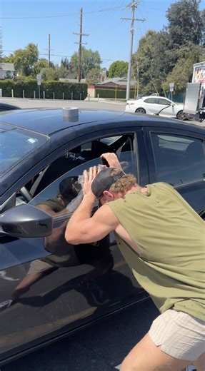 Pregnant woman and toddler locked in car on hot day saved by alert stranger! Man comes back from grocery shopping to find his pregnant wife unresponsive and toddler son locked inside their car with the keys. They unlock the car with help from a resourceful stranger. #blessed #lessons #PSA #Hero #diy | Jamie and Blake