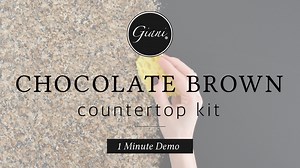 Watch Giani Chocolate Brown Countertop Kit 2.0 - 1 Minute Demo on Amazon Live