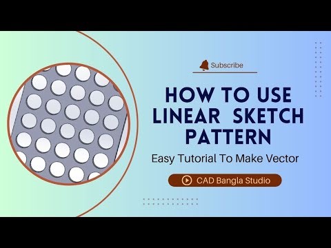 "SolidWorks Linear Sketch Pattern Tool Tutorial | Complete Beginners Guide"