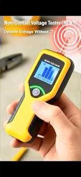 Non Contact Voltag Tester Explained | How NCVT Works | Electrical Safety Tool