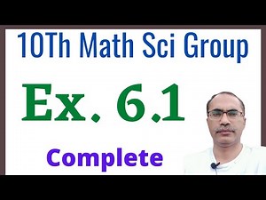 Exercise 6.1 Complete || 10Th Class Math Science Group || Chapter 6 Basic Statistics