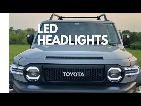 LED Headlight Conversion FJ Cruiser