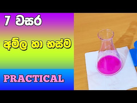 Grade 7 Science Unit 5 | Acids and Bases | අම්ල හා භස්ම