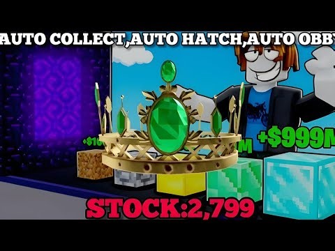 [FREE UGC] BLOCK CRAFT TYCOON - AUTO COLLECT,AUTO HATCH,AUTO OBBY SCRIPT