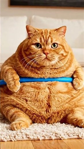 Hula Hoop Fail #shortvideo #cat #shost #funny #funnycats