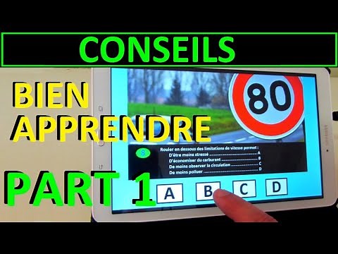 Code de la route - Conseils pour bien apprendre PART 1/2