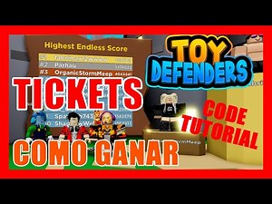 Roblox TOY DEFENDERS | 🤑🤑 Como GANAR TICKETS RAPIDO 🤑🤑