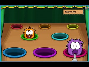 How To Get The Purple Puffle In Feed-A-Puffle (Club Penguin Journey)