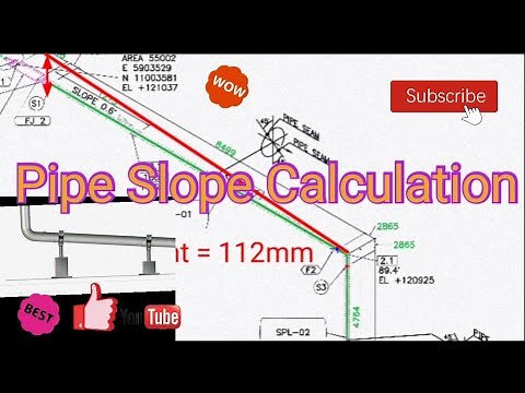 Pipe Slope Calculation