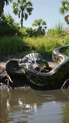 Python vs Crocodile 🐍🐊 Who Wins?