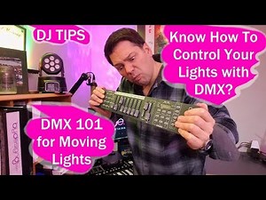 DMX for beginners, easy control for DJ lights