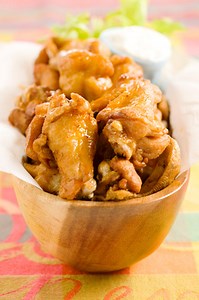 Paula Deen: Deep-Fried Naked Buffalo Chicken Wings Recipe - with Video