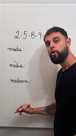 298K views · 6.3K reactions | Aprenda a calcular moda, média e mediana #matematica #educação | Profdombrauskas Matemática | Facebook
