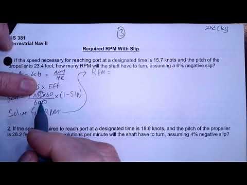 Calculate Required RPM